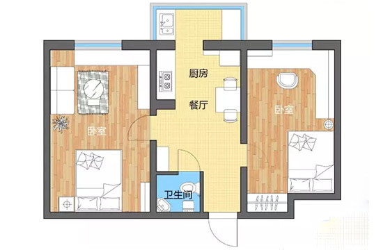 |西安裝修公司| 建筑師夫婦的妙筆生花， 老房搭出清新文藝范