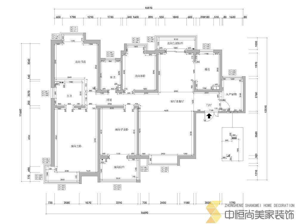 西安,西安家裝,西安家裝設(shè)計,西安小戶型設(shè)計公司,裝修案例【曲江意境】160平-美式簡約