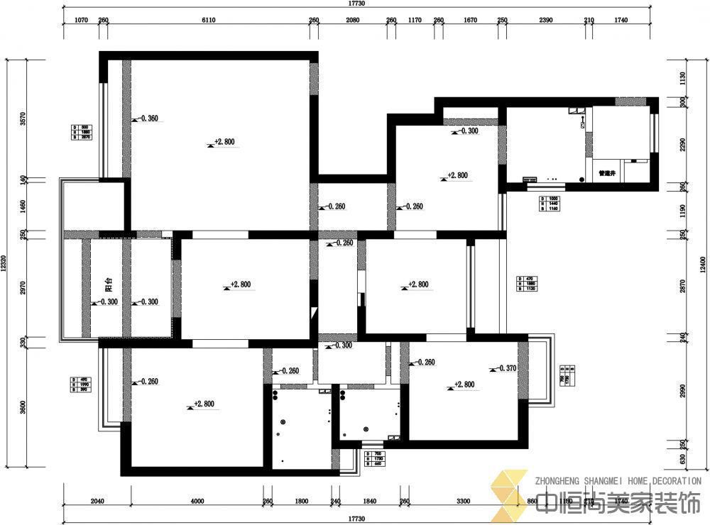 西安,西安家裝,西安家裝設(shè)計(jì),西安小戶型設(shè)計(jì)公司,裝修案例紫汀苑效果圖