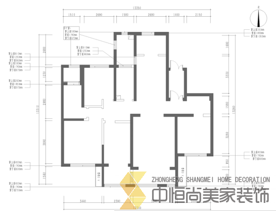 西安,西安家裝,西安家裝設計,西安小戶型設計公司,裝修案例丹軒梓園效果圖